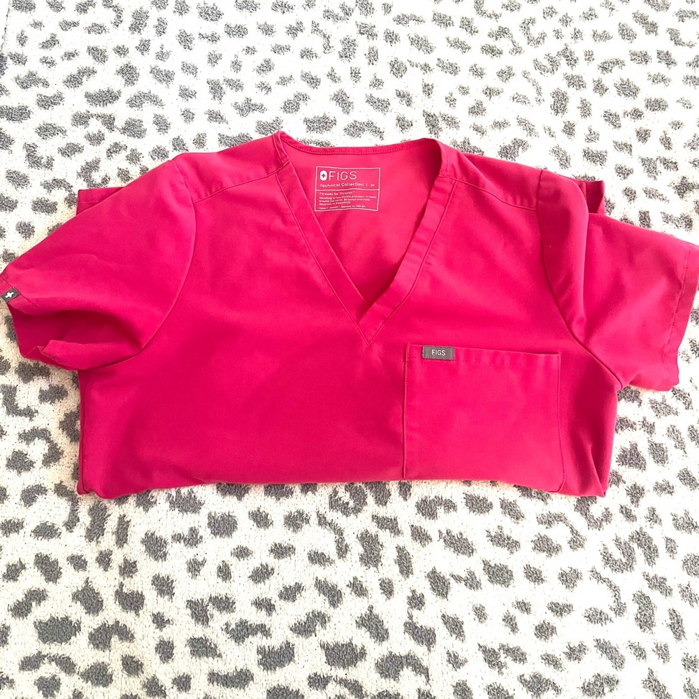 HOT PINK Figs Set- Caterina Top and Kade Bottoms